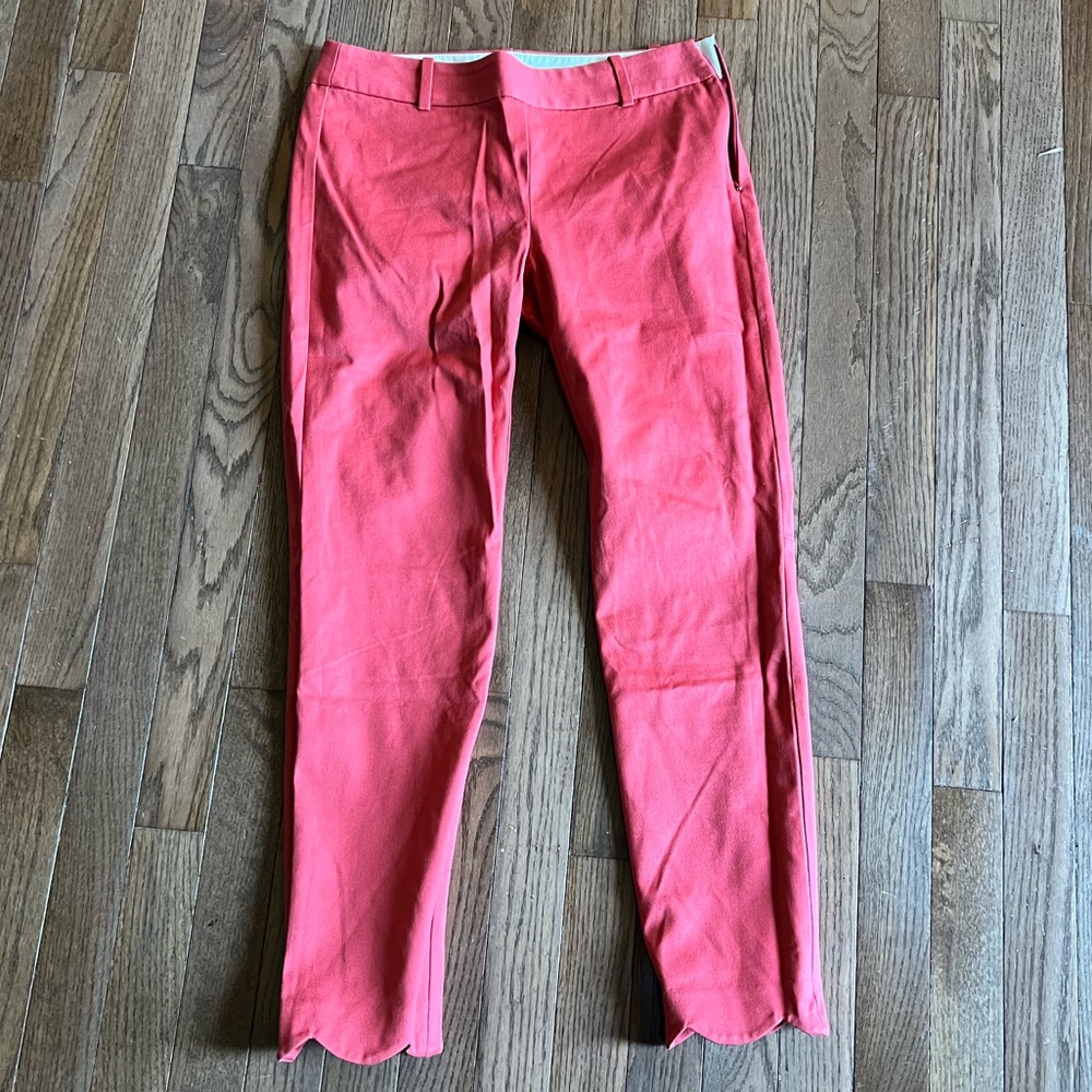 J.Crew ankle scallop pant. Never worn